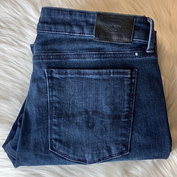 Lucky Brand Dark Wash Lolita Boot Cut Jeans Size 10/30 - Picture 16 of 16